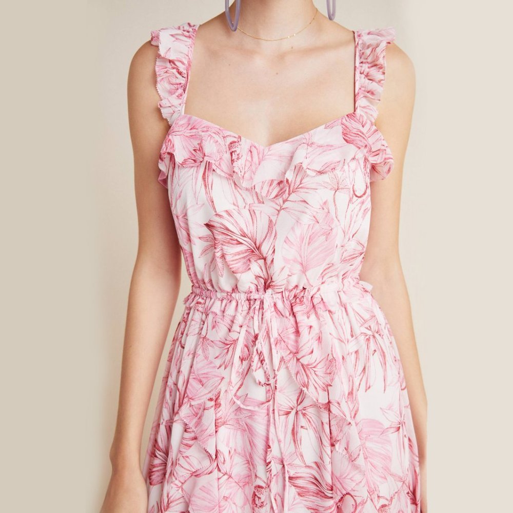 Anthro Gal Meets Glam Cheryl Ruffled Maxi Dress - Picture 4 of 15